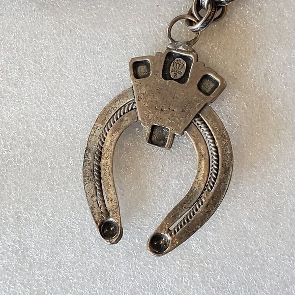 Vintage 50s? Sanford Sancrest R American Indian Heavy Silver Link Chain Belt?‎ main image 9